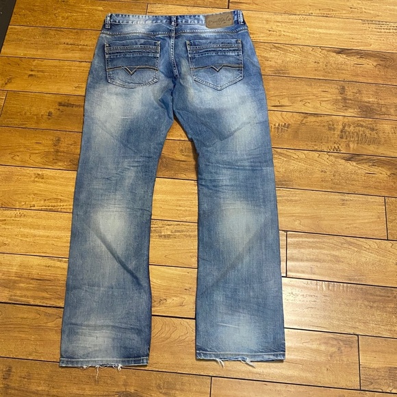 Buffalo David Bitton Light Blue Straight Jeans tall - Picture 6 of 6